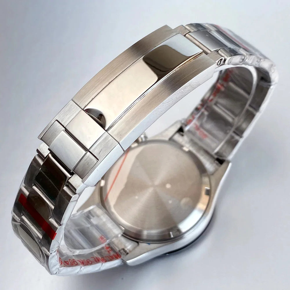 39mm Chronograph Men Watches Quartz Seiko VK63 Watches Sapphire Glass Lume Sliding Buckle