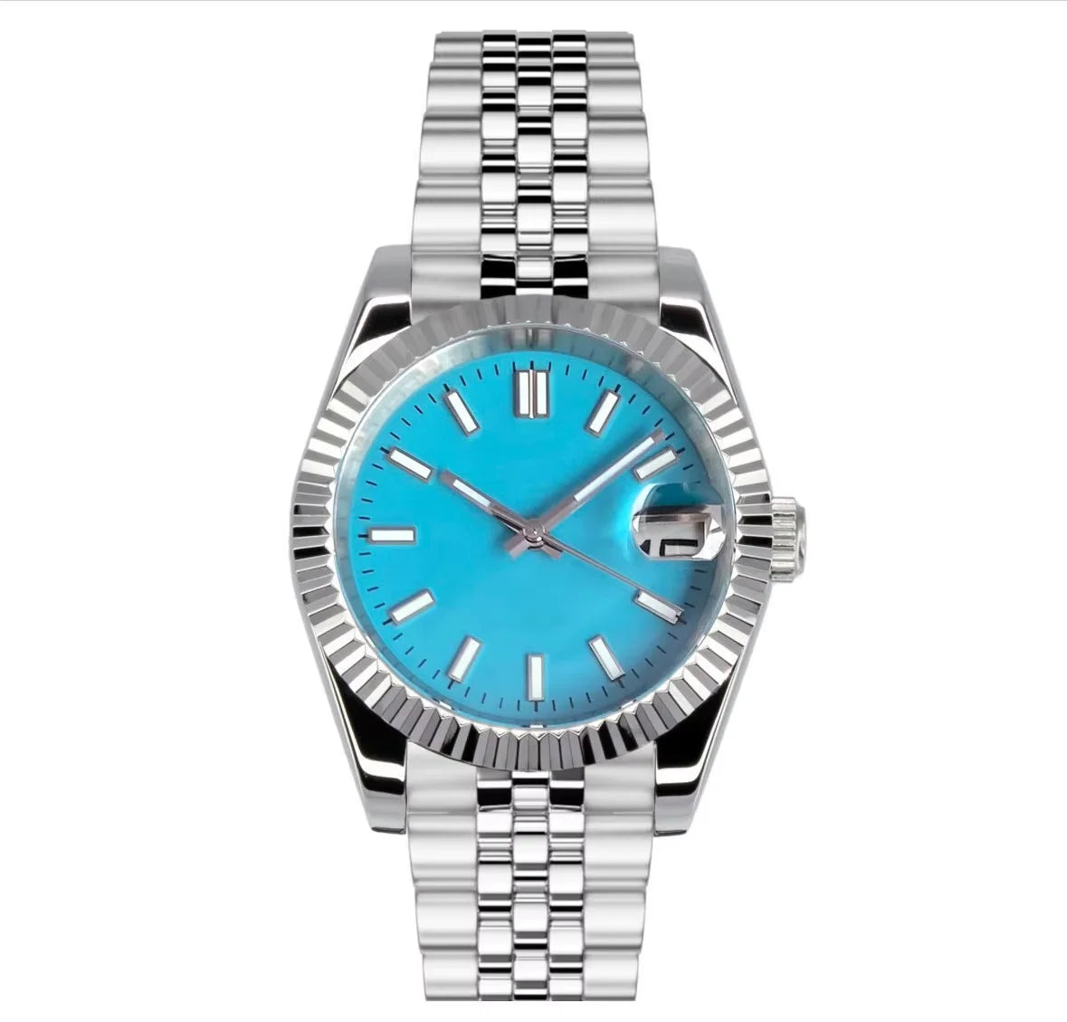36/39mm, Stainless Steel, Sapphire Glass, Solid Color Dial, Automatic Seiko NH35 Movement, 100m Waterproof