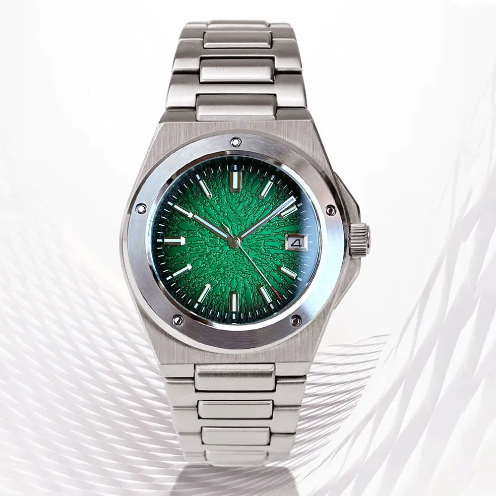 40mm, Automatic Mechanical Watch, Miyota 8215, Stainless Steel, Sapphire Crystal