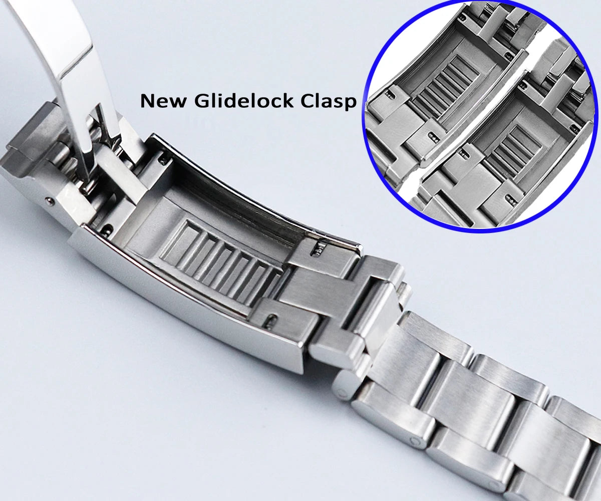 36mm/39mm, Stainless Steel, Automatic Seiko NH35 Movement, Wave Motif Dial, Sapphire Glass Fluted Bezel, 100m Waterproof