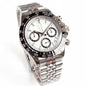 39mm Chronograph Men Watches Quartz Seiko VK63 Watches Sapphire Glass Lume Sliding Buckle