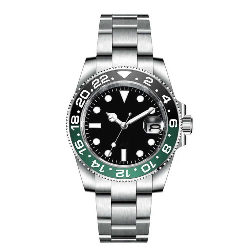 40mm, Stainless Steel, Sapphire Glass, 200m Waterproof, Automatic Seiko NH35A Movement, Screw Down Crown