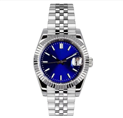 36/39mm, Stainless Steel, Sapphire Glass, Solid Color Dial, Automatic Seiko NH35 Movement, 100m Waterproof