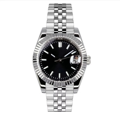 36/39mm, Stainless Steel, Sapphire Glass, Solid Color Dial, Automatic Seiko NH35 Movement, 100m Waterproof