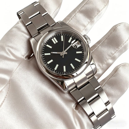 36/39mm, Stainless Steel, Sapphire Glass, Automatic Seiko NH35 Movement, 100m Waterproof, Glide Clasp