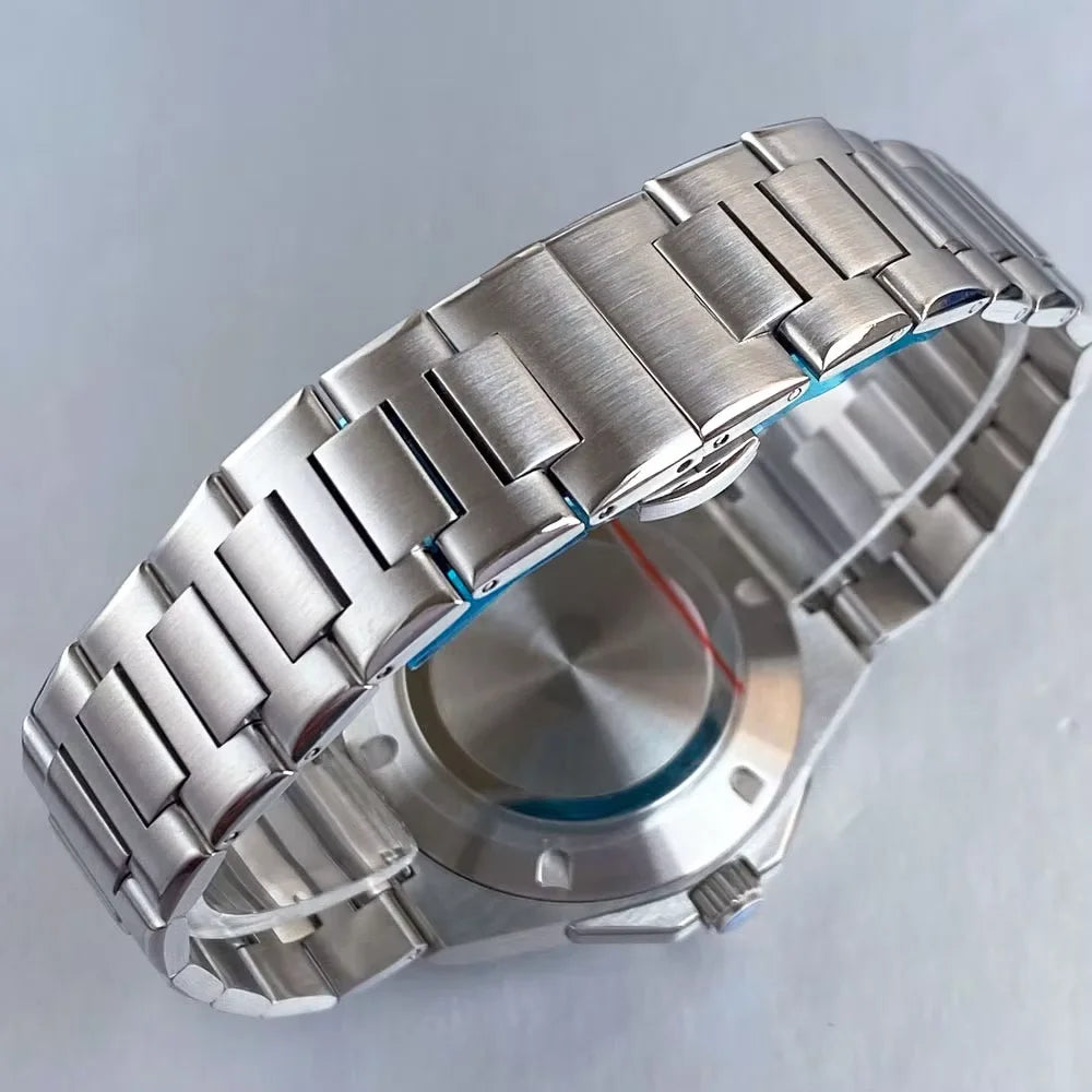 Mother of Pearl Blue 40mm Sapphire Crystal Glass 100m Waterproof Japan  MiyotaAutomatic Men Mechanical Engineer Watches