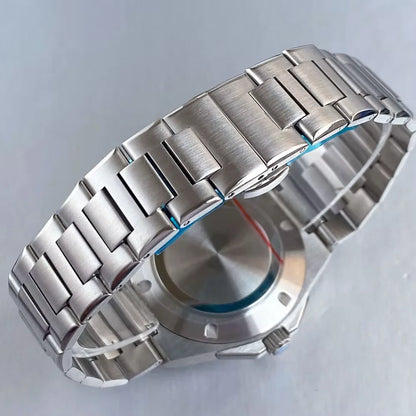Mother of Pearl Blue 40mm Sapphire Crystal Glass 100m Waterproof Japan  MiyotaAutomatic Men Mechanical Engineer Watches