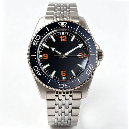 40mm, Stainless Steel, Seiko NH35 Automatic Movement, Domed Sapphire Glass, Ricegrain Bracelet
