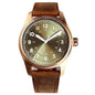 39mm Pilot Style Solid Full Cusn8 Bronze Japan NH35 Automatic Diver Men's Watch 20ATM Sapphire Glass Luminous