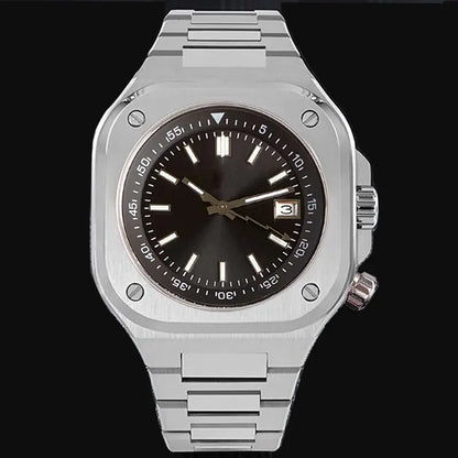 42mm Japan NH35A Automatic Mechanical Watches for Men Sapphire Glass 10ATM Luminous Square Vintage Wristwatch