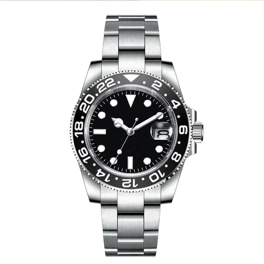 40mm, Stainless Steel, Sapphire Glass, 200m Waterproof, Automatic Seiko NH35A Movement, Screw Down Crown