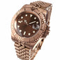 40mm, Stainless Steel, Rose Gold, Sunburst Dial, Automatic Seiko NH35, Sapphire Glass