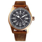 39mm Pilot Style Solid Full Cusn8 Bronze Japan NH35 Automatic Diver Men's Watch 20ATM Sapphire Glass Luminous