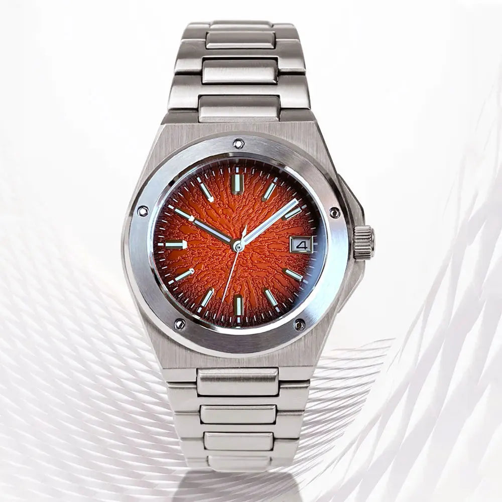 40mm, Automatic Mechanical Watch, Miyota 8215, Stainless Steel, Sapphire Crystal