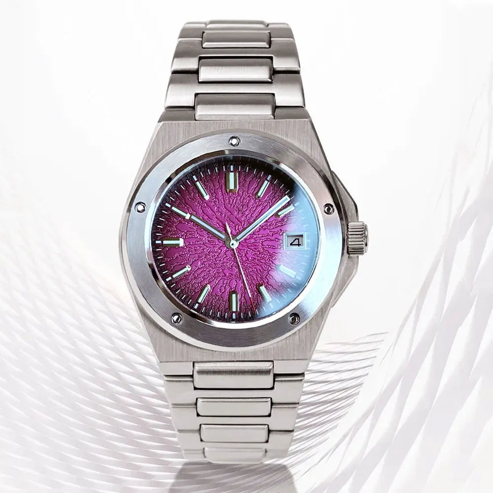 40mm, Automatic Mechanical Watch, Miyota 8215, Stainless Steel, Sapphire Crystal