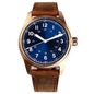 39mm Pilot Style Solid Full Cusn8 Bronze Japan NH35 Automatic Diver Men's Watch 20ATM Sapphire Glass Luminous