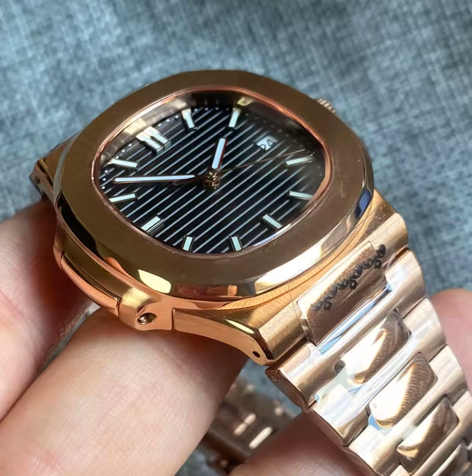 Nautical Style Case, Automatic NH35 Movement, 100m Water Resistant, Squared Case, Blank Dial, Sapphire Glass