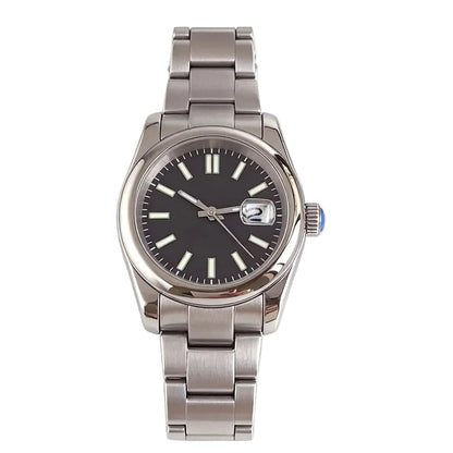 36/39mm, Stainless Steel, Sapphire Glass, Automatic Seiko NH35 Movement, 100m Waterproof, Glide Clasp