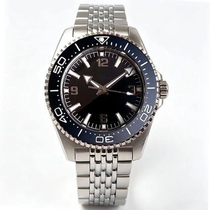40mm, Stainless Steel, Seiko NH35 Automatic Movement, Domed Sapphire Glass, Ricegrain Bracelet